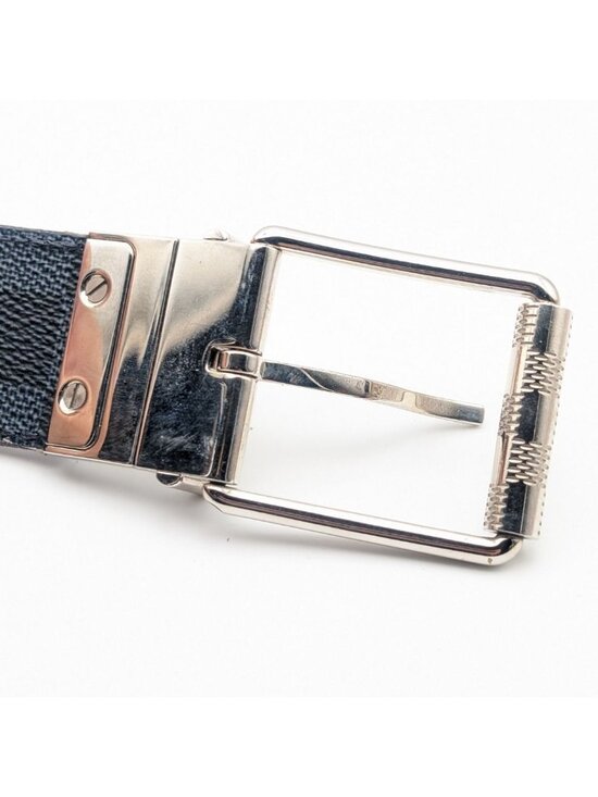 Louis Vuitton Ceinture Damier Print Graphite Infini Reversible Black Belt main image 5